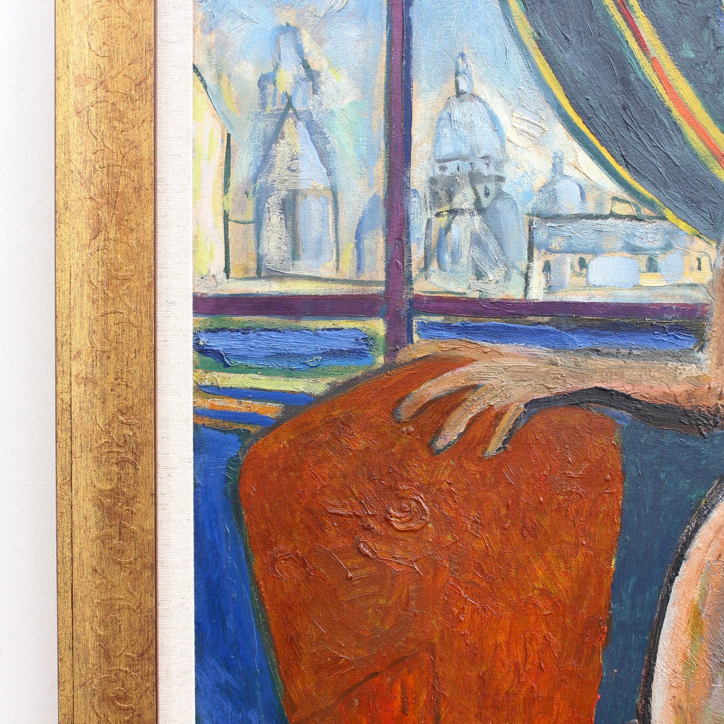 Nude at the Window Overlooking Sacré-Coeur For Sale 4