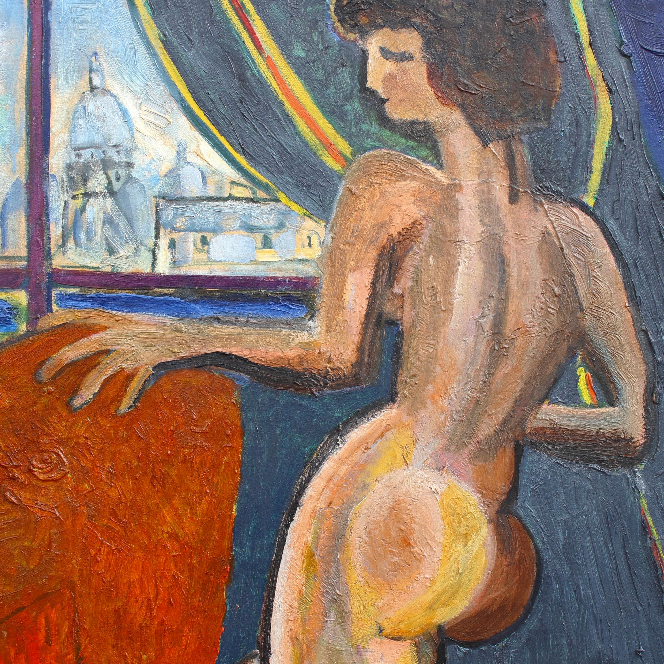 Nude at the Window Overlooking Sacré-Coeur For Sale 5