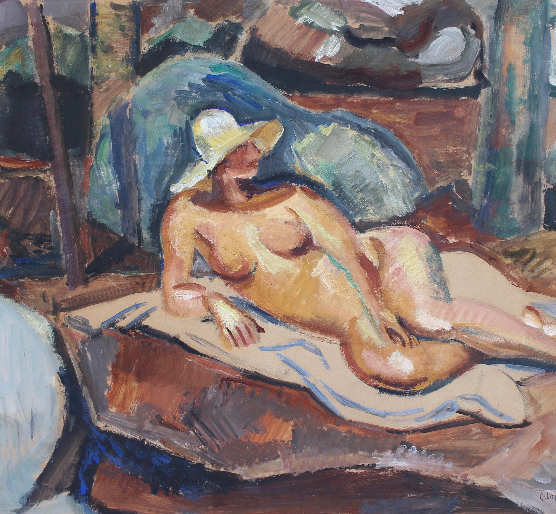 « The Bather » de Louis Latapie (1924) en vente 11