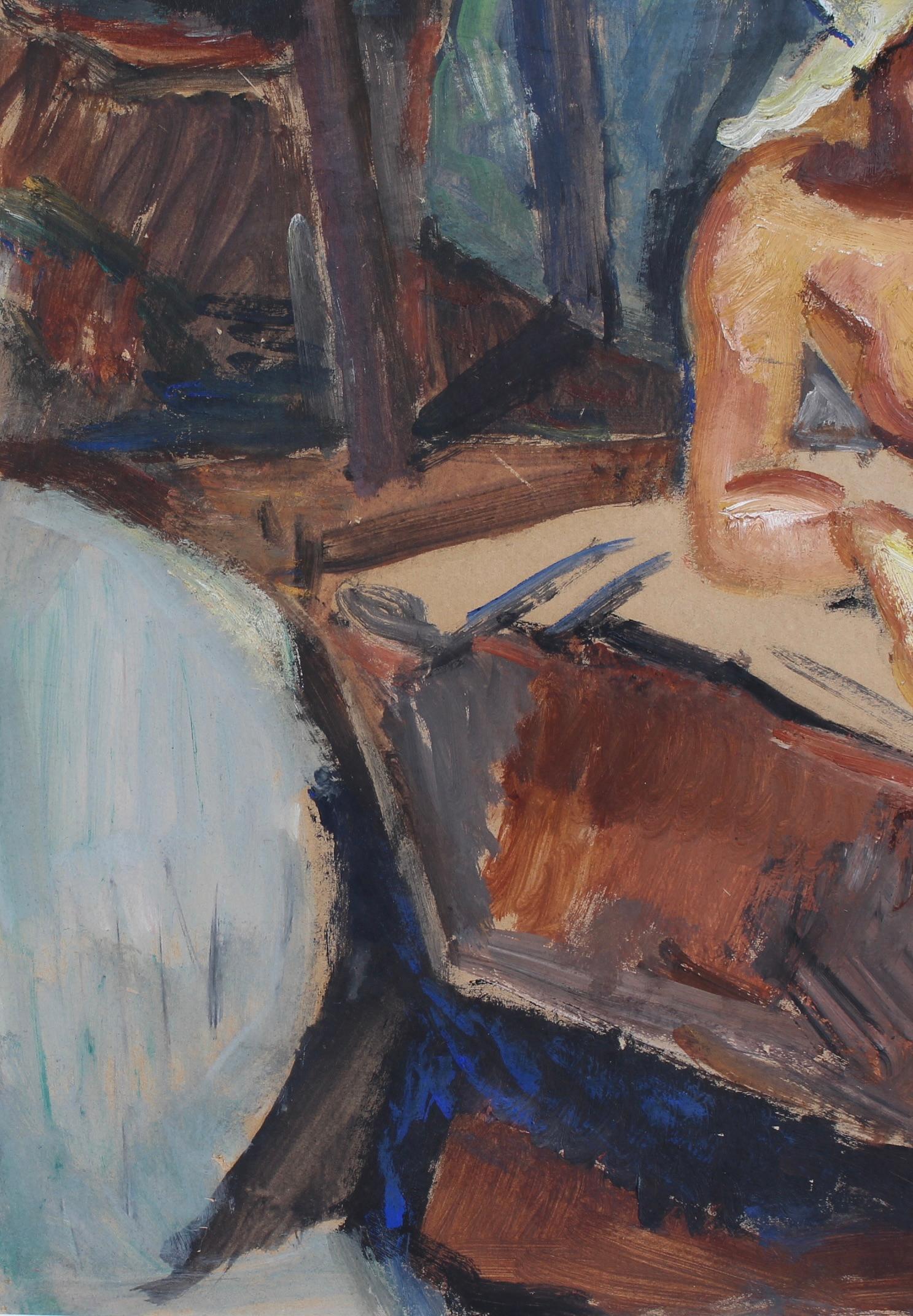 « The Bather » de Louis Latapie (1924) en vente 13