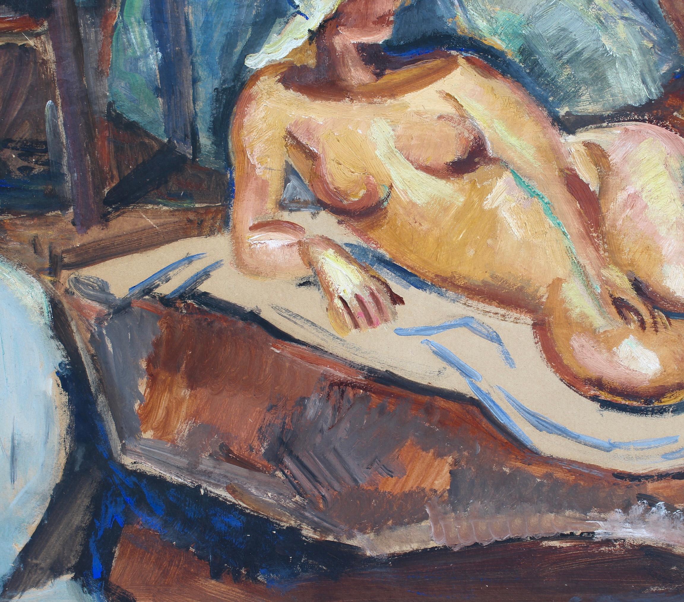 « The Bather » de Louis Latapie (1924) en vente 14