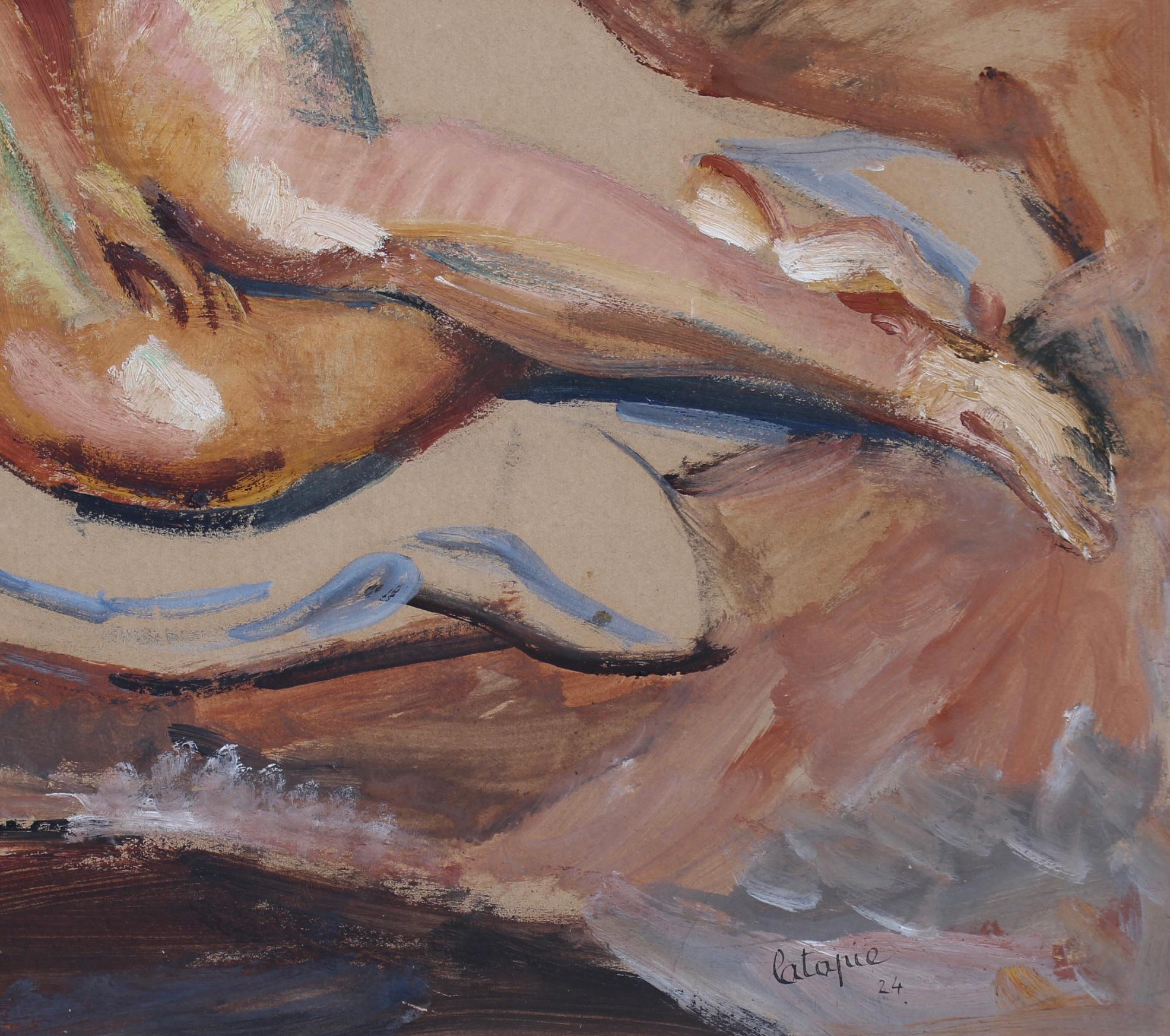 « The Bather » de Louis Latapie (1924) en vente 16