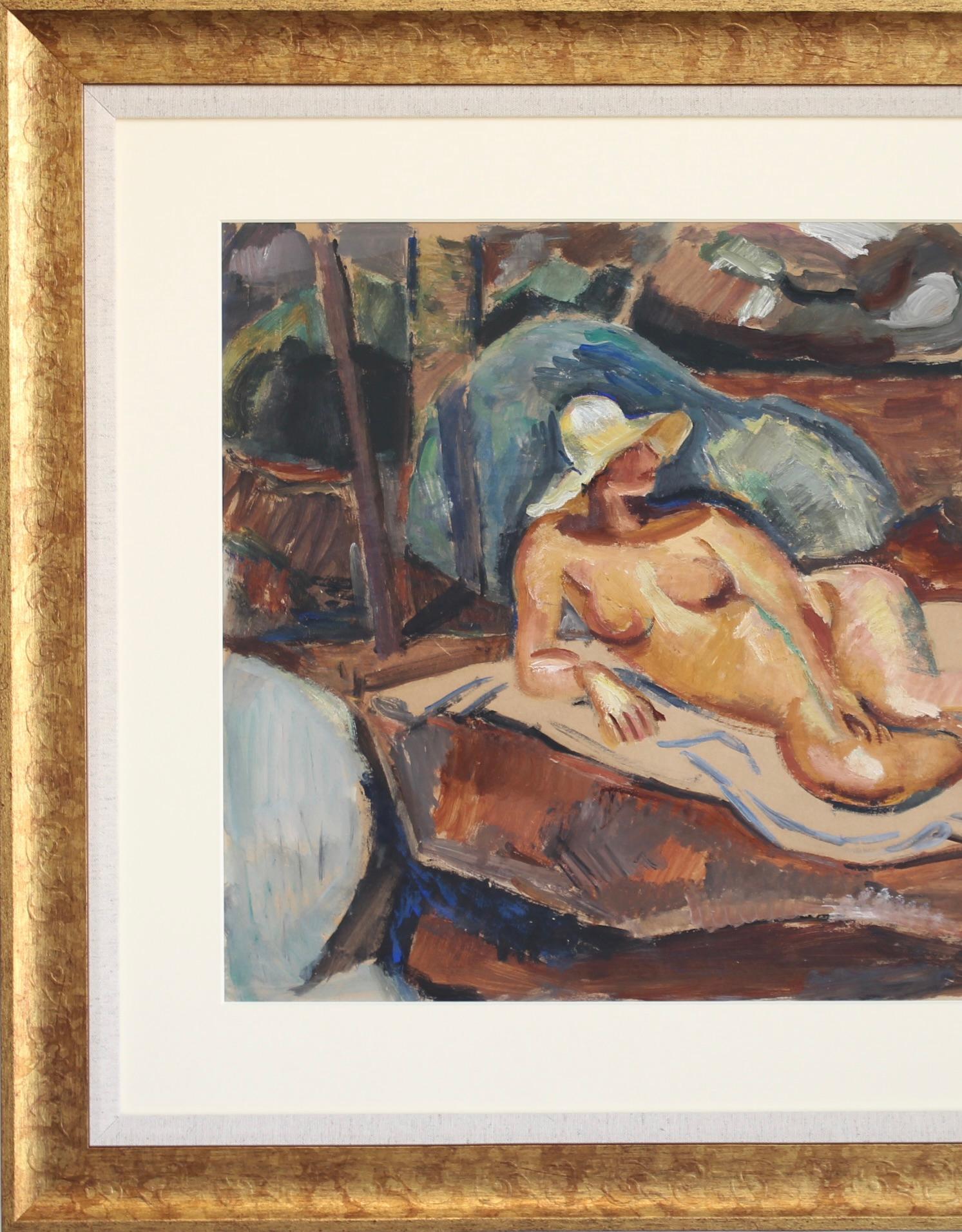 « The Bather » de Louis Latapie (1924) en vente 2