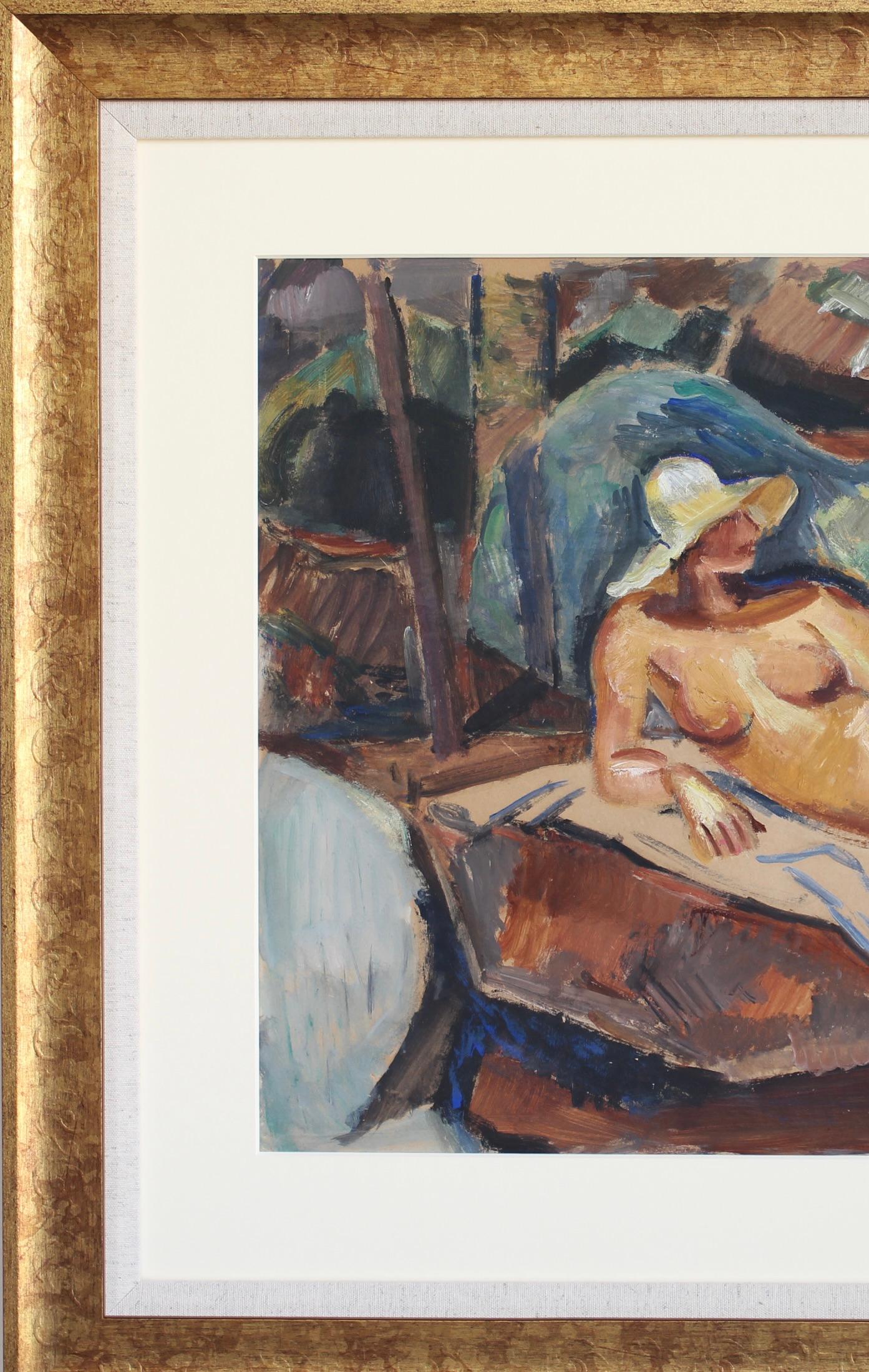 « The Bather » de Louis Latapie (1924) en vente 3