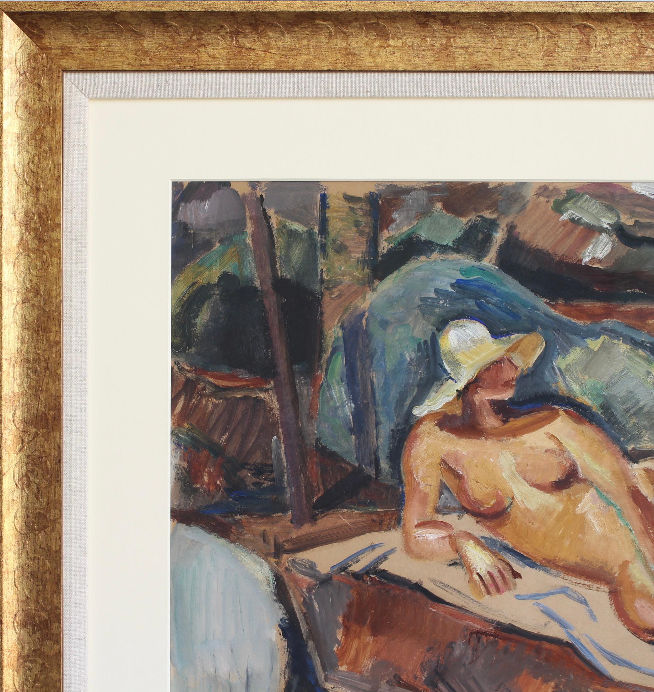 « The Bather » de Louis Latapie (1924) en vente 5