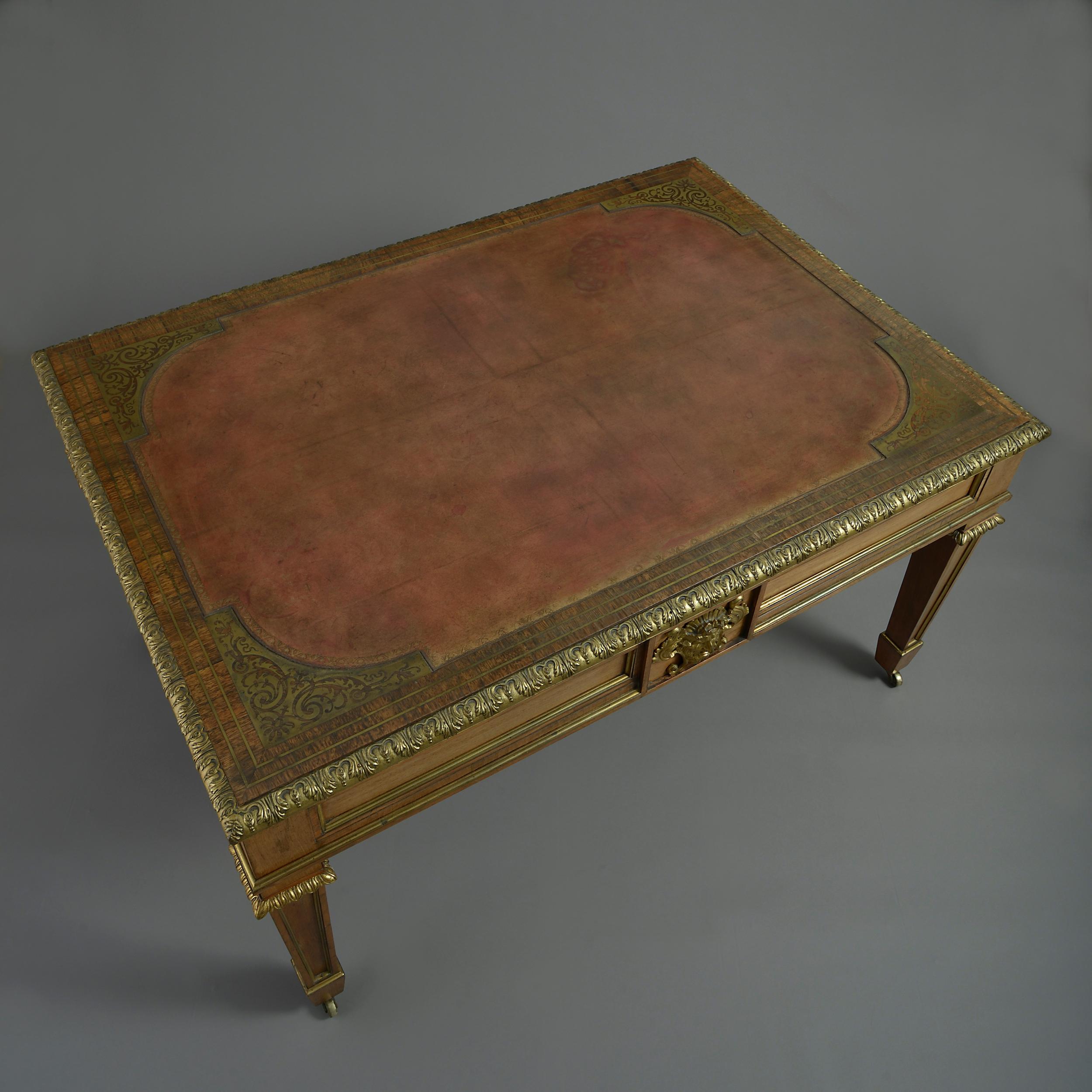 Louis Le Gaigneur Writing-Table In Good Condition For Sale In London, GB