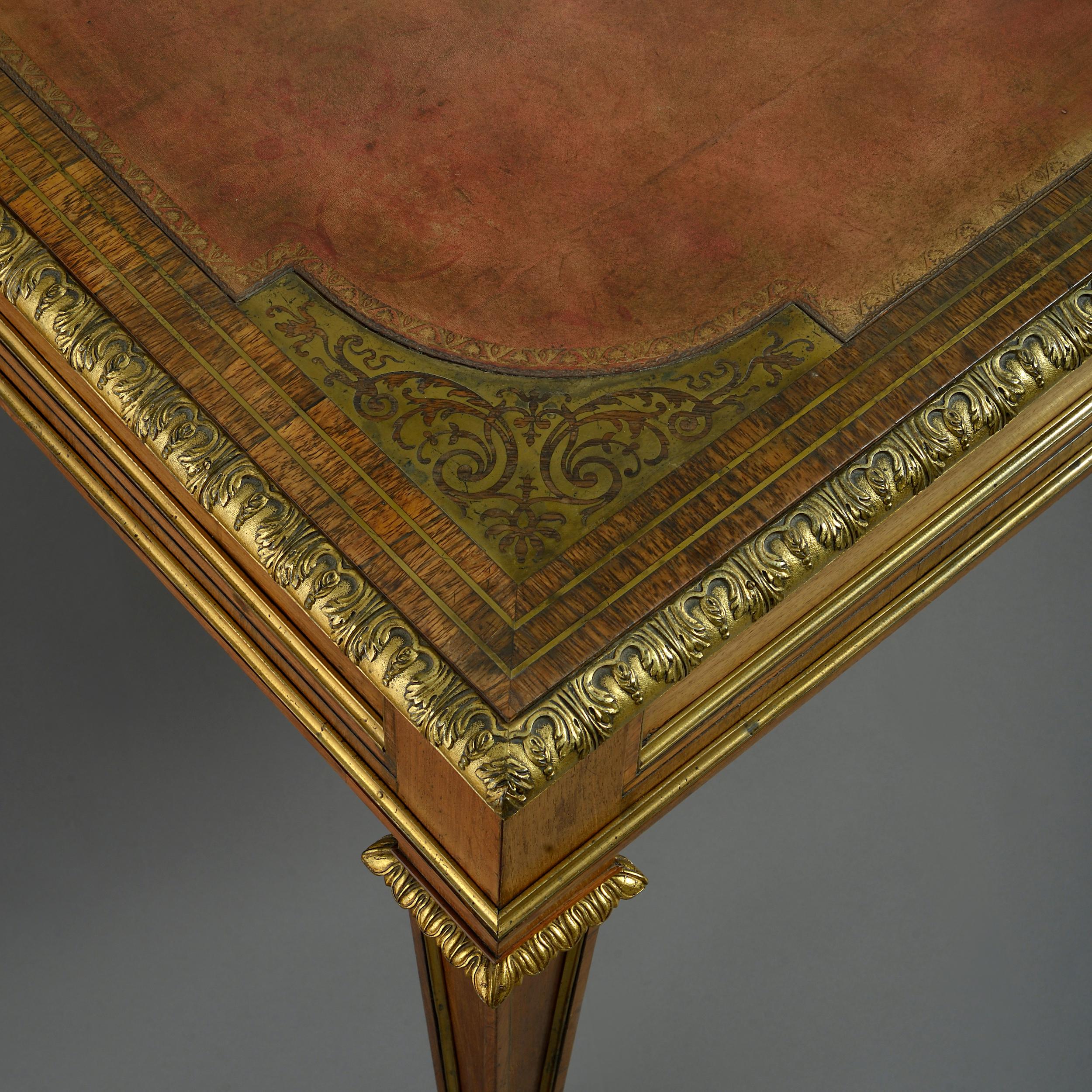 Rosewood Louis Le Gaigneur Writing-Table For Sale