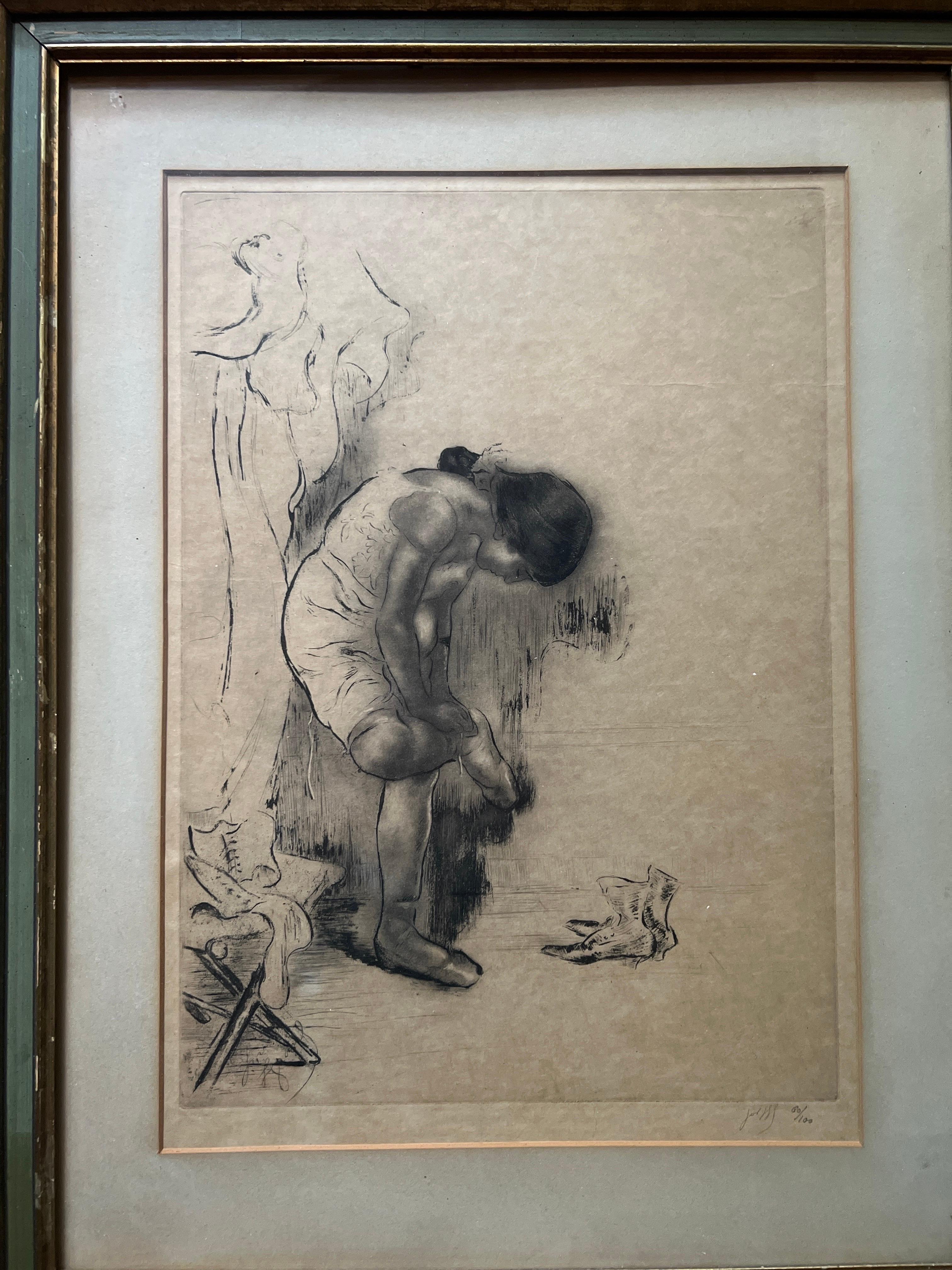Tauchen Sie ein in die fesselnde Welt der Kunst mit der exquisiten Radierung 