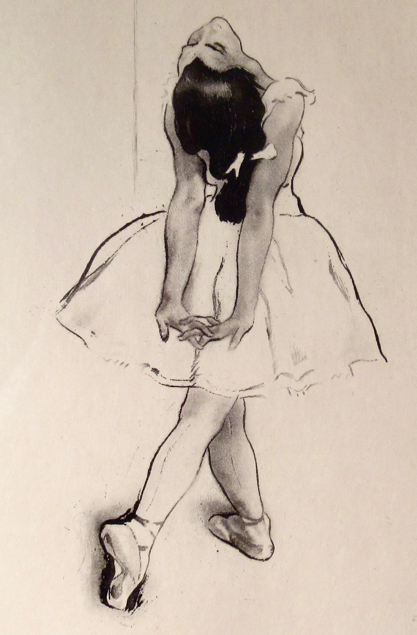 Delassement (Relaxation) - Impressionist Print by Louis Legrand