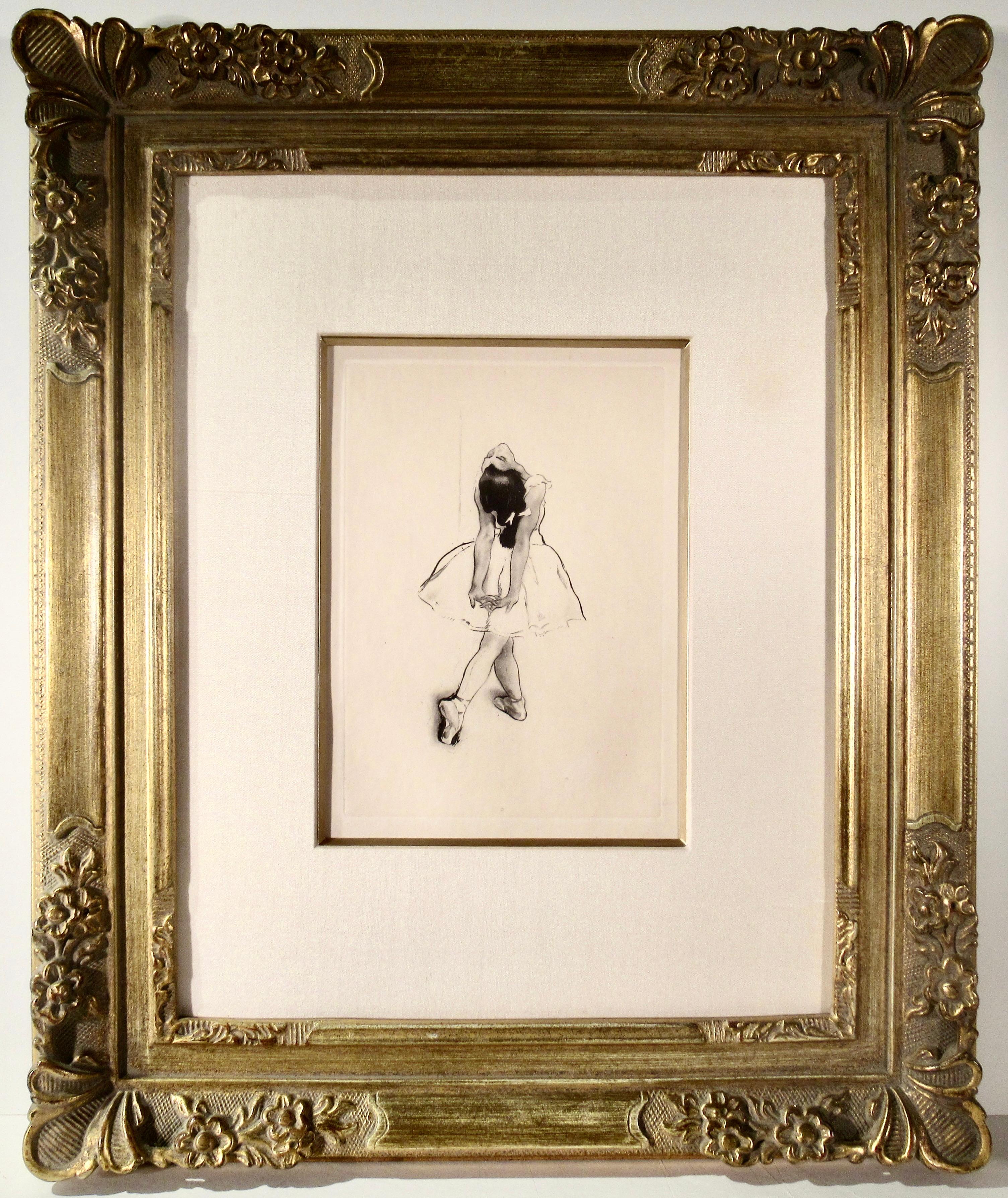 Louis Legrand Figurative Print - Delassement (Relaxation)