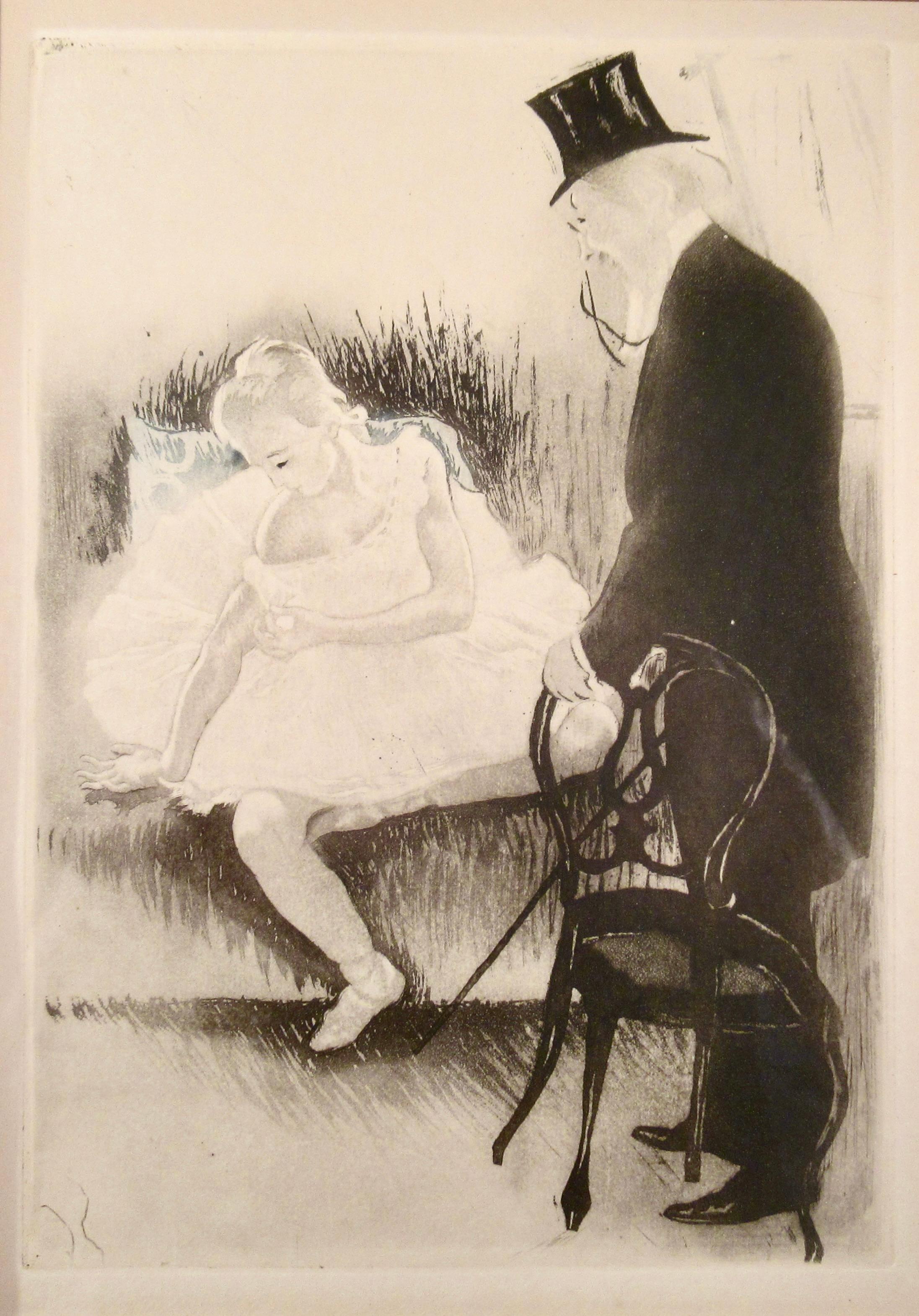 l'Inspecteur des Beaux-Arts - Print de Louis Legrand