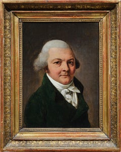 Antique Portrait of Mr. Jacques P***, a vivid portrait by Louis-Léopold Boilly 