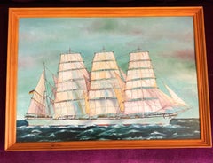 Herzogin Cecilie, signed oil painting