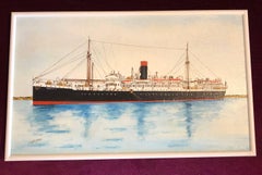 Imerethie II Oil Painting on Linen Canvas, Realist, Signed, 1924