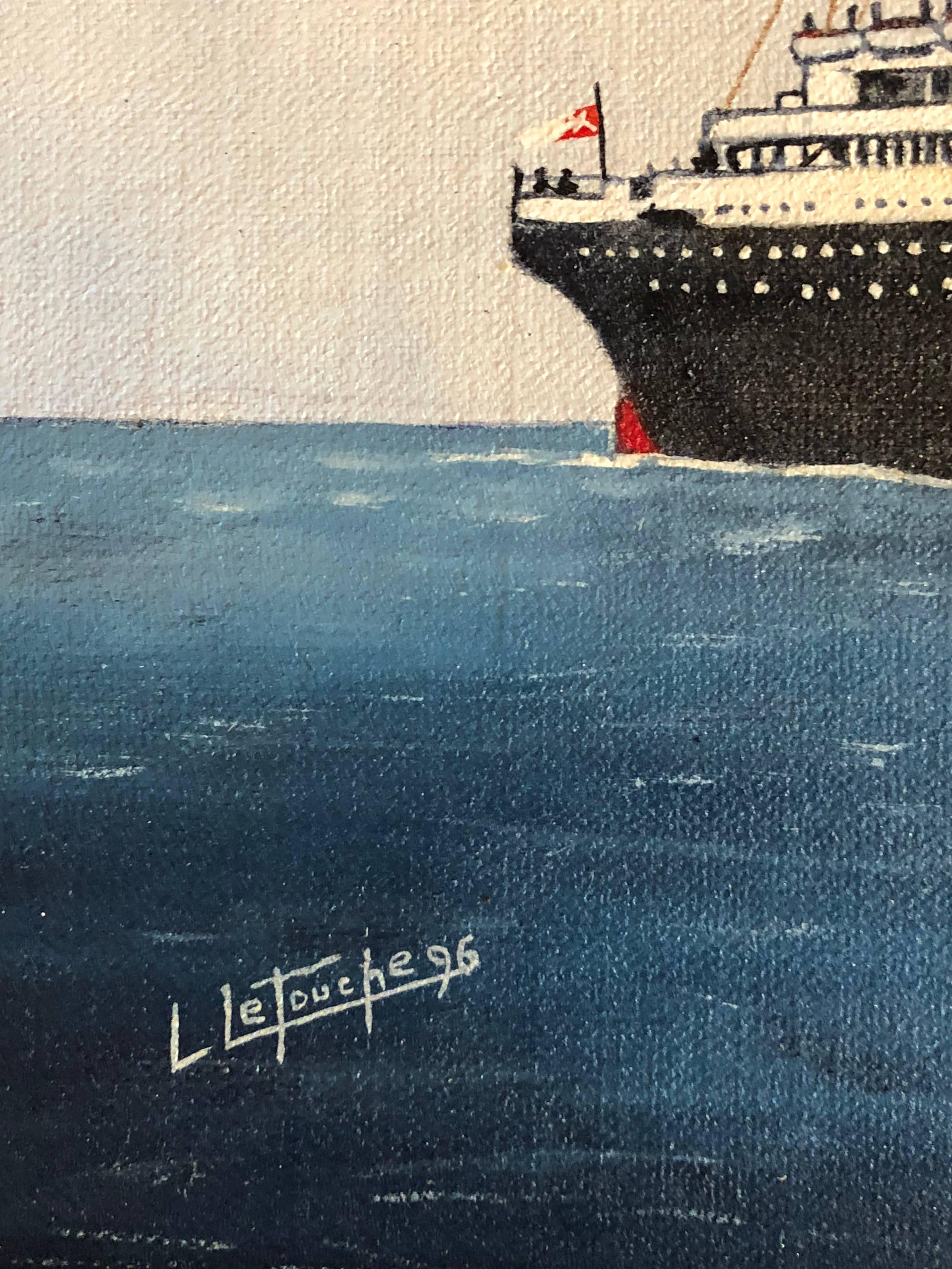 titanic painting
