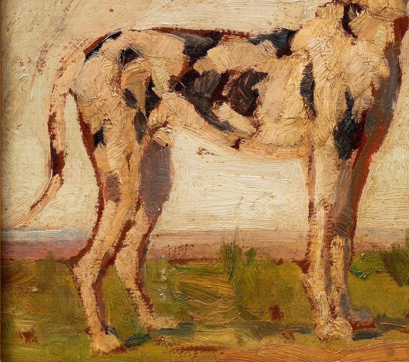 Portrait d'un dogue allemand par Jules Chardigny (1842-1892) en vente 3