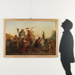 The Return from the Feast of Our Lady of the Arch in Naples first half of the 19th century