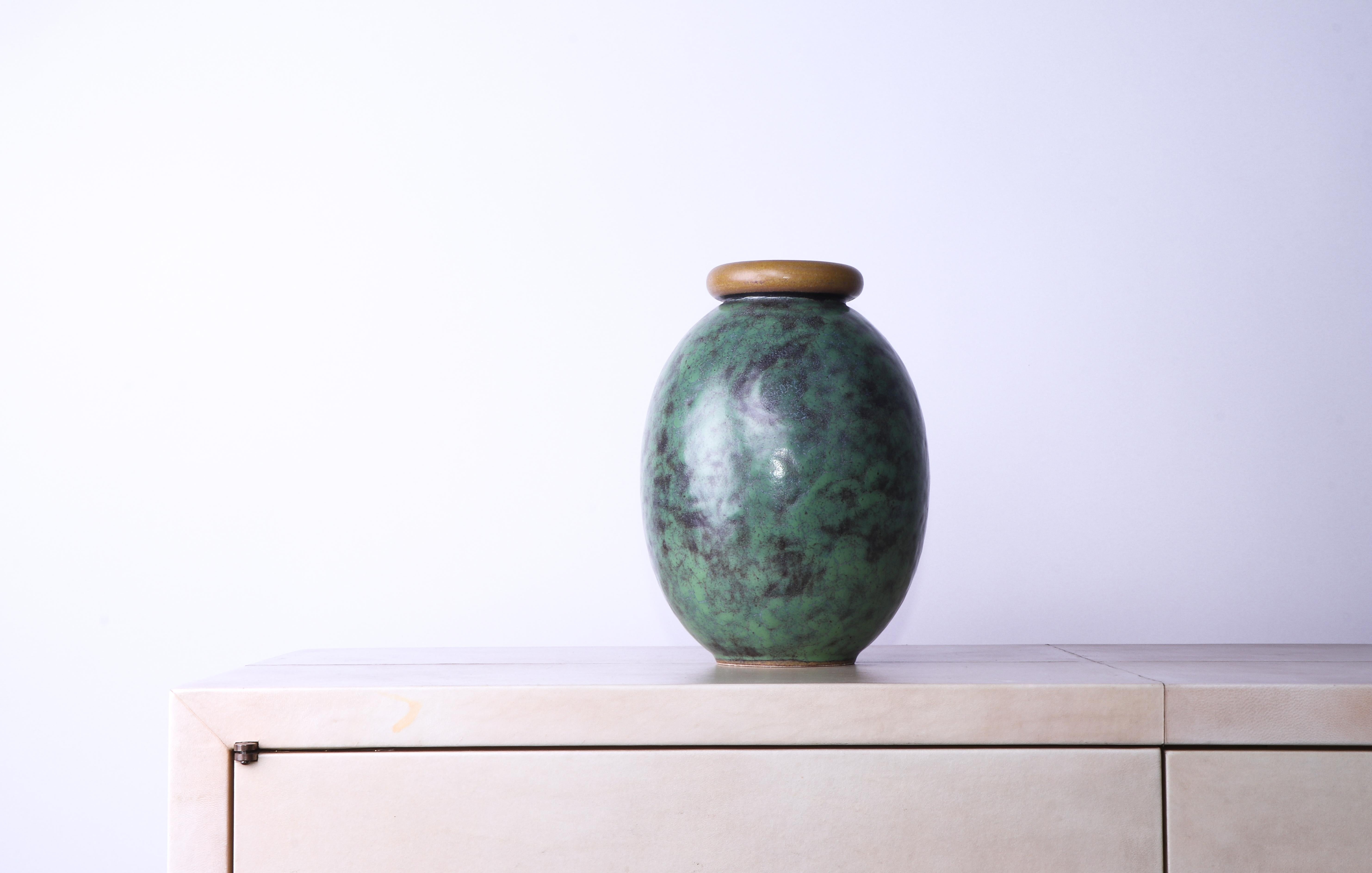 Art Déco Vaso Art Deco francese di Louis Lourioux dell'inizio del XX secolo in vendita