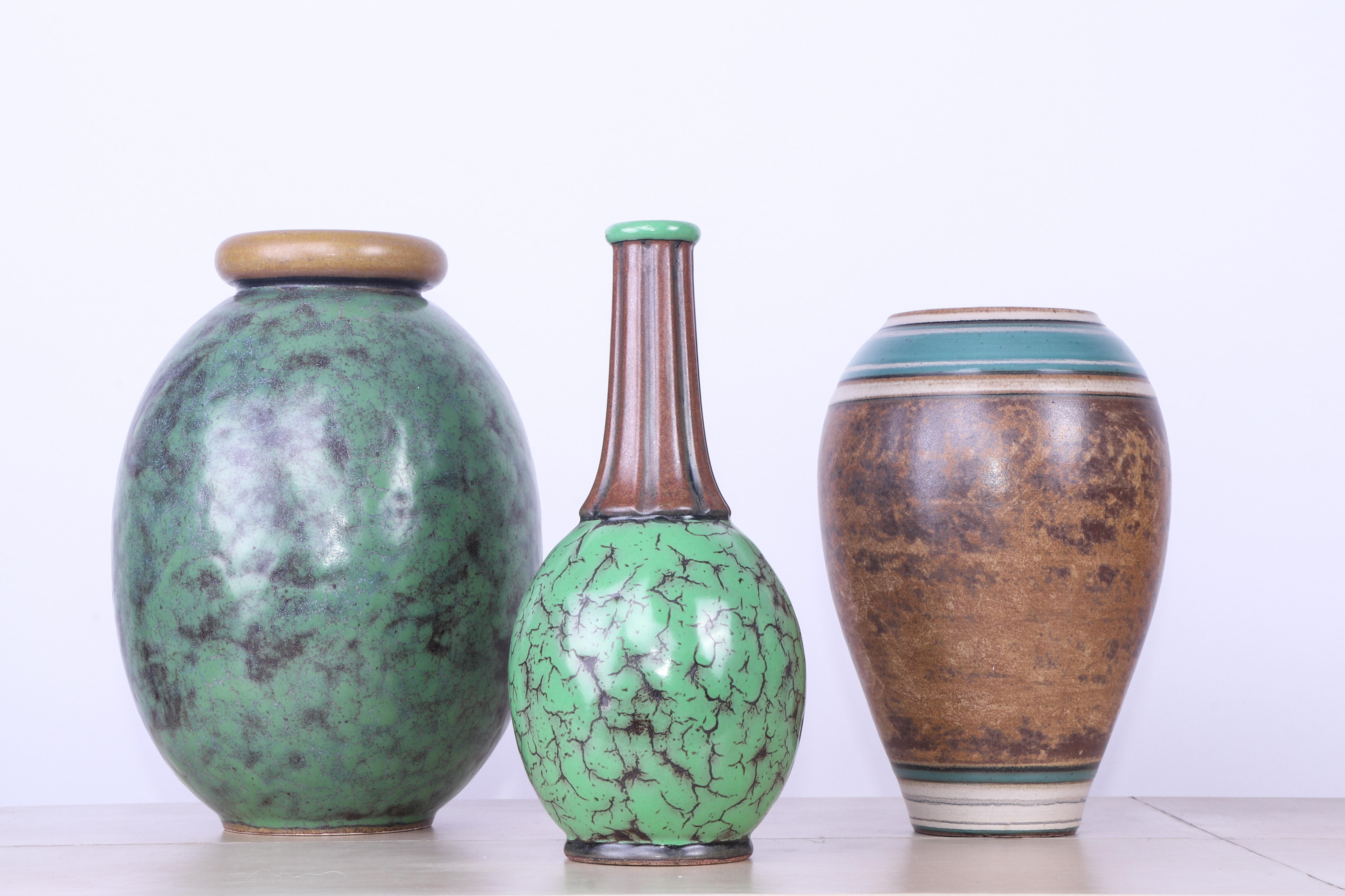 Vaso Art Deco francese di Louis Lourioux dell'inizio del XX secolo in vendita 1