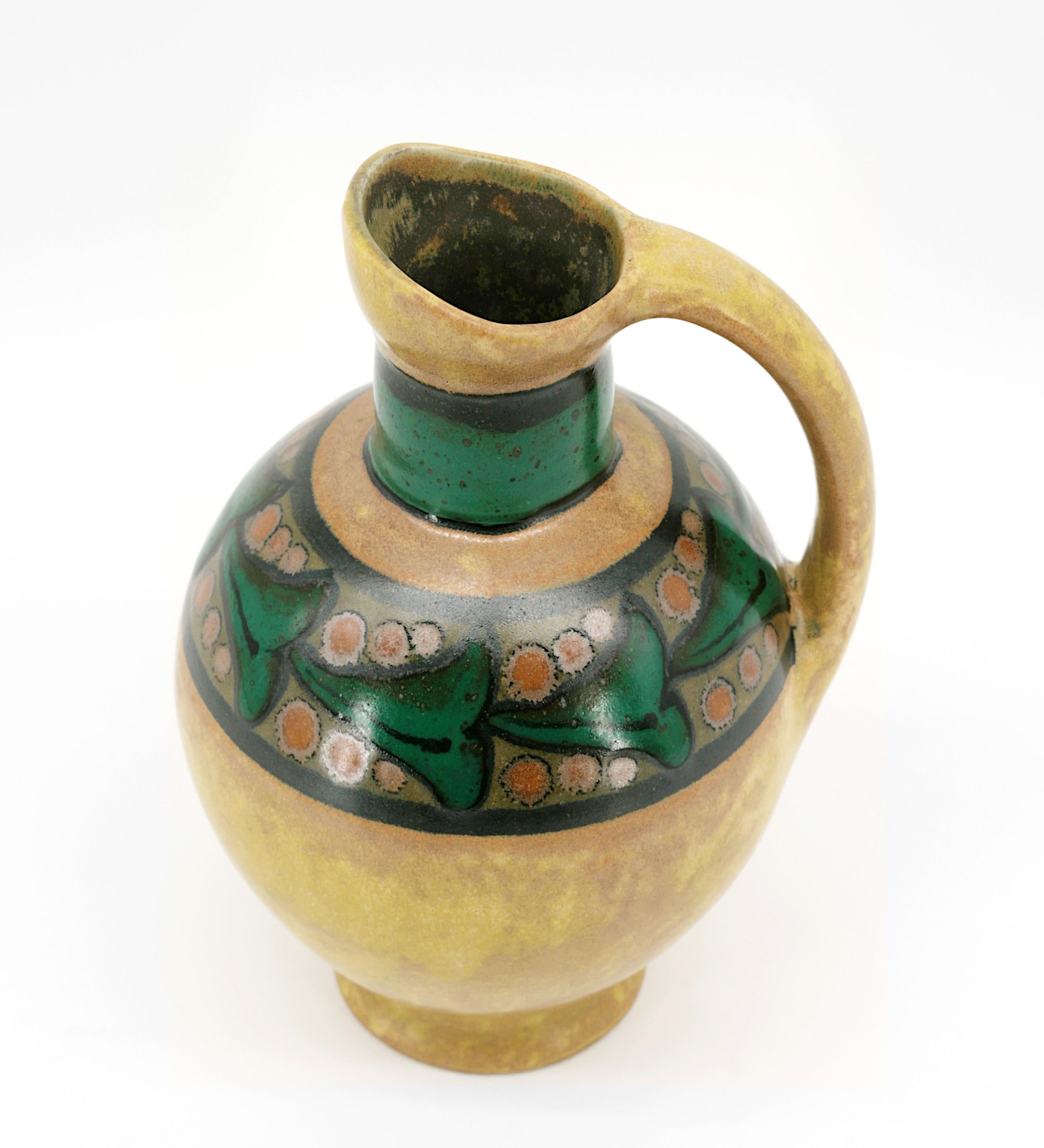 Brocca in gres Louis Lourioux, 1920 in vendita 1