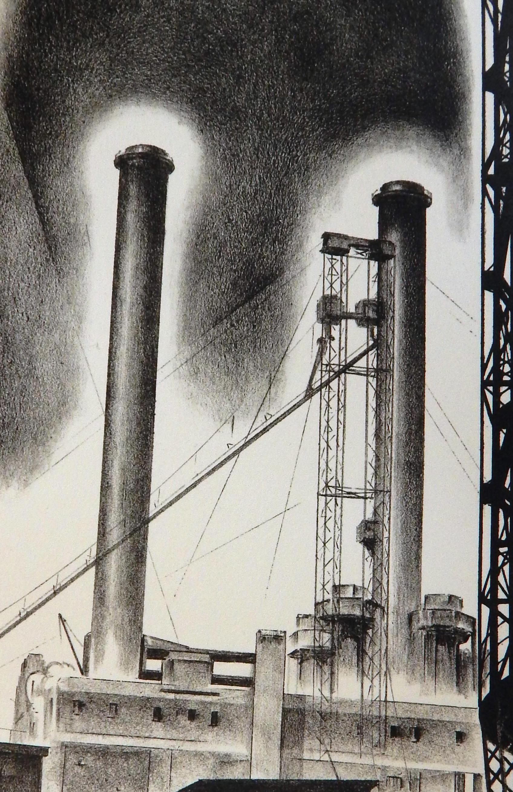 Louis Lozowick Original Lithograph, 1929, 