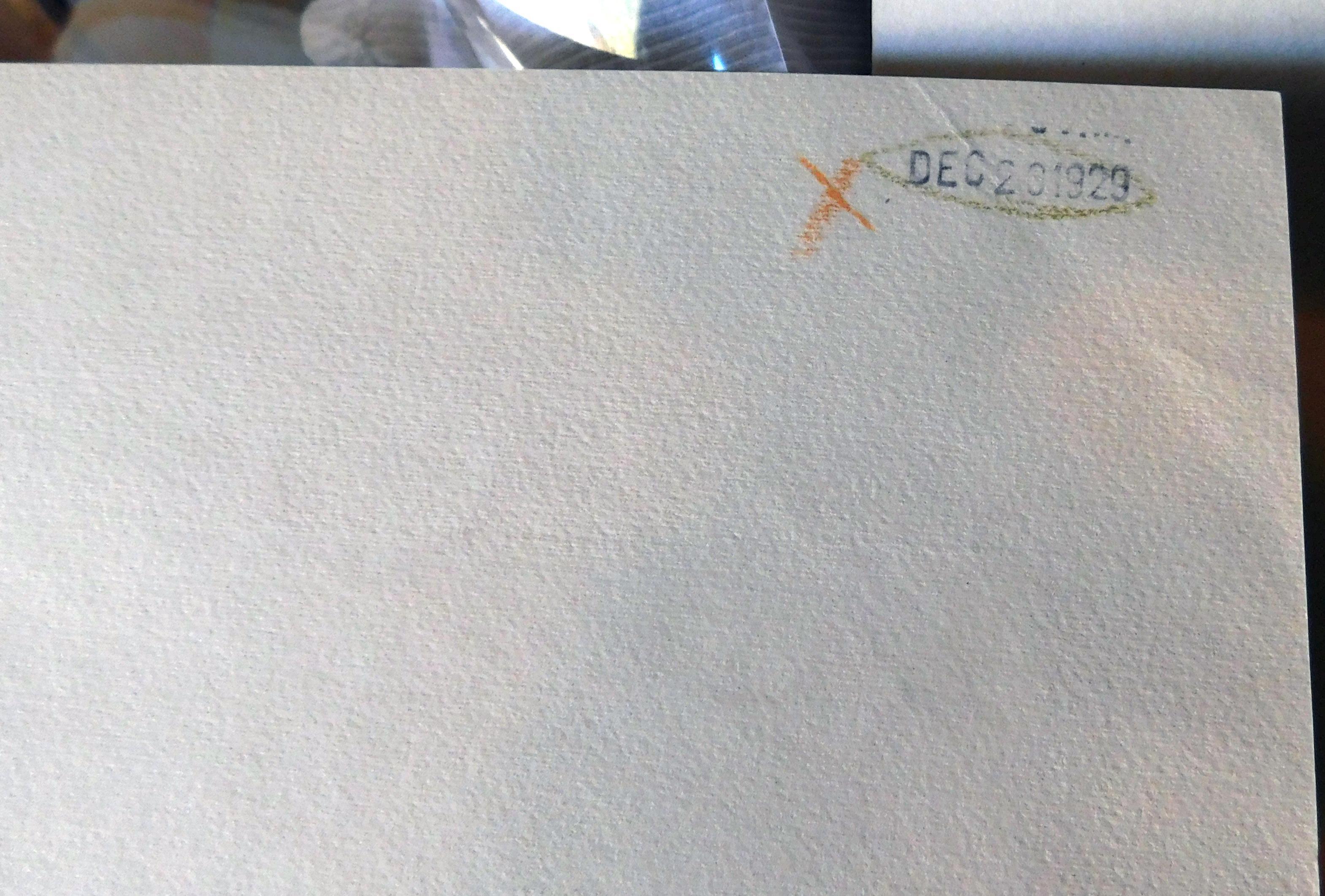 Louis Lozowick Lápiz litografía original firmada 