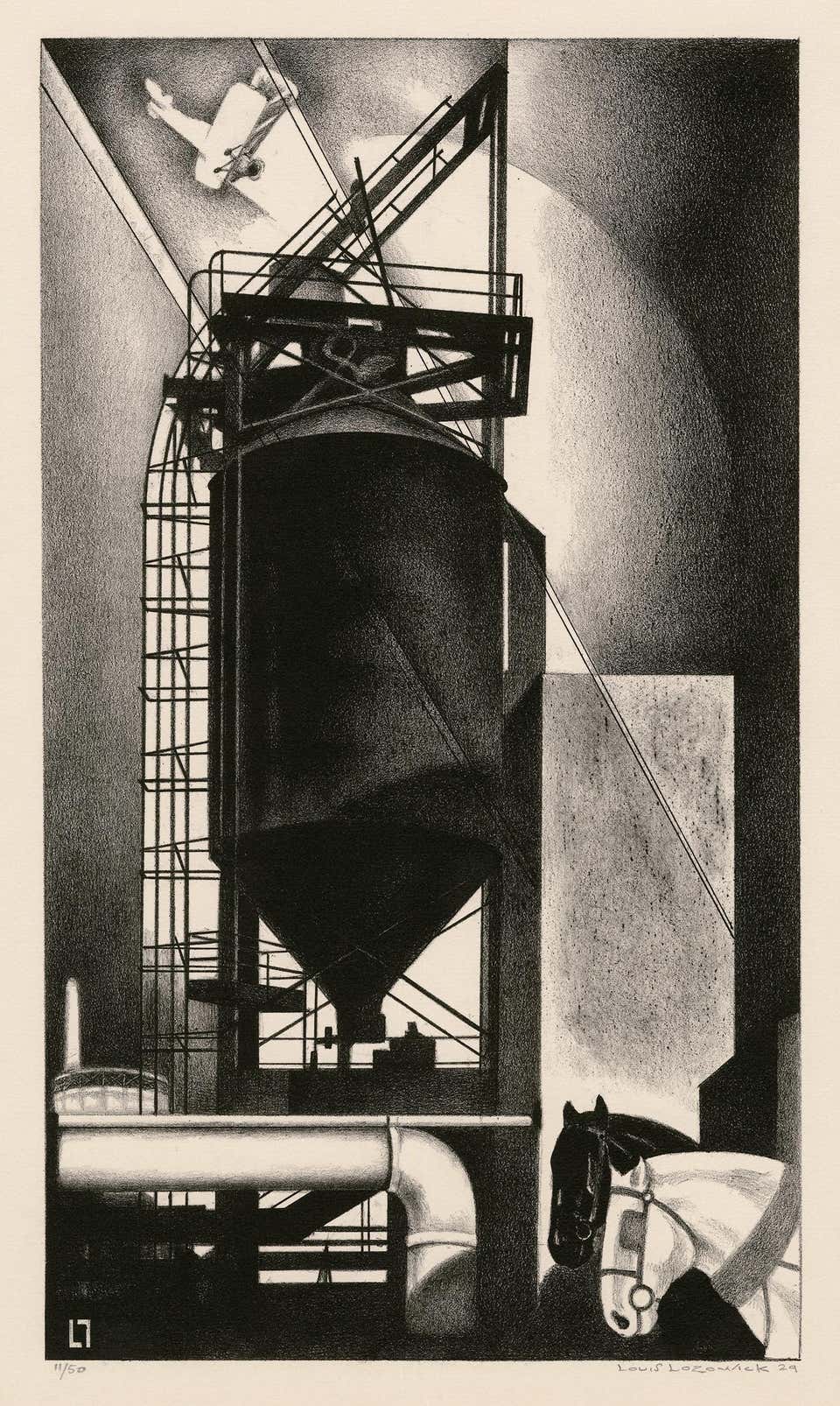 'Tanks #1' — American Precisionism