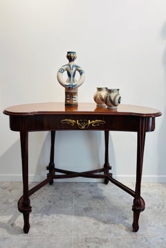 Louis Majorelle (1859-1926), small kidney-shaped desk, signed, 1900.