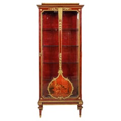 Louis Majorelle, an Exceptional Quality French Ormolu and Vernis Martin Vitrine