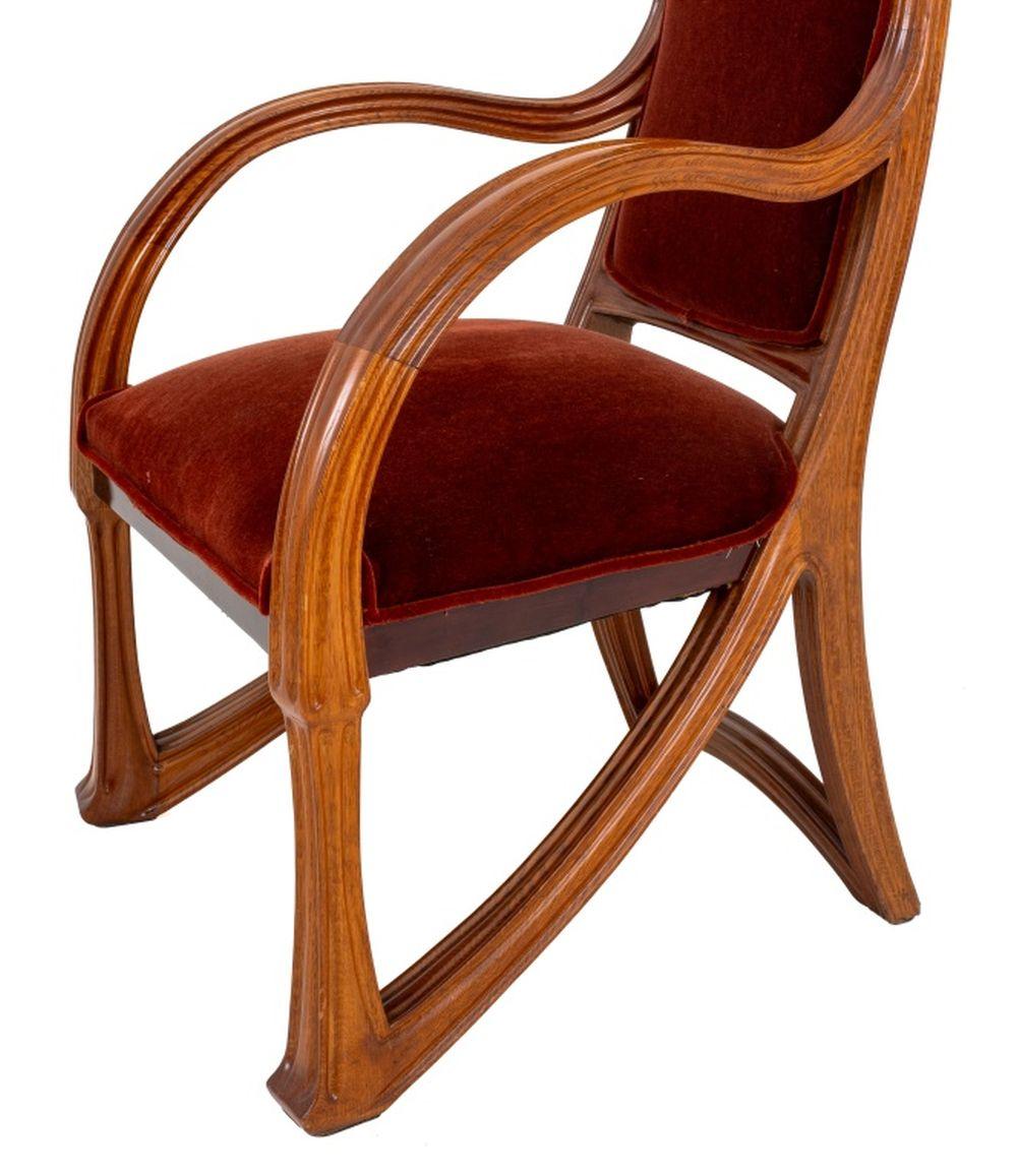 Sedie da pranzo Louis Majorelle Art Nouveau, 10 In condizioni buone in vendita a Astoria, NY