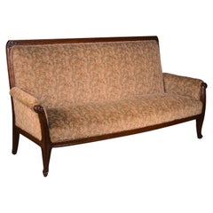 Louis Majorelle Art Nouveau Full-Length Sofa