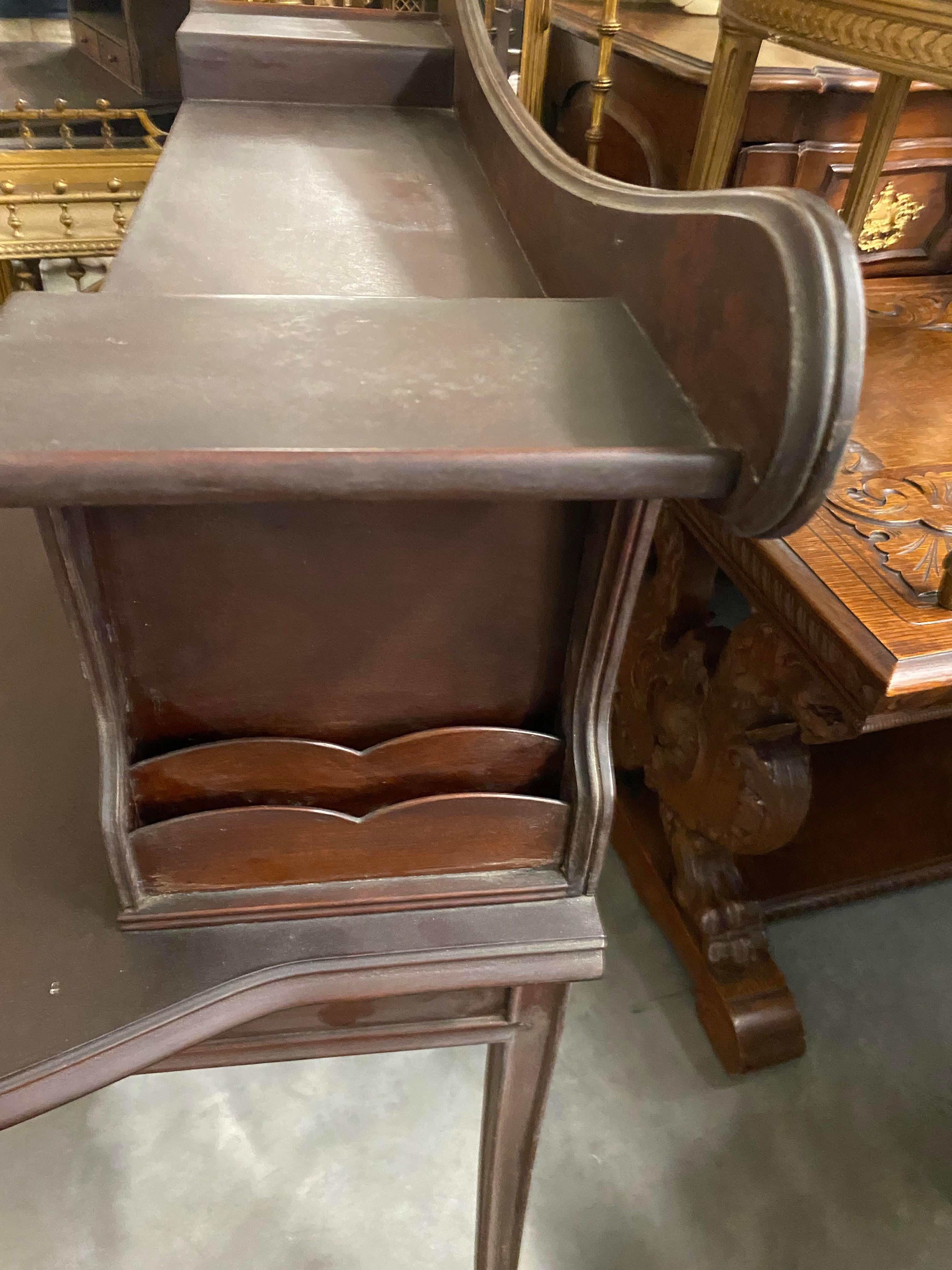Louis Majorelle Art Nouveau Writing Desk with Rare Matching Chair In Good Condition In Swedesboro, NJ