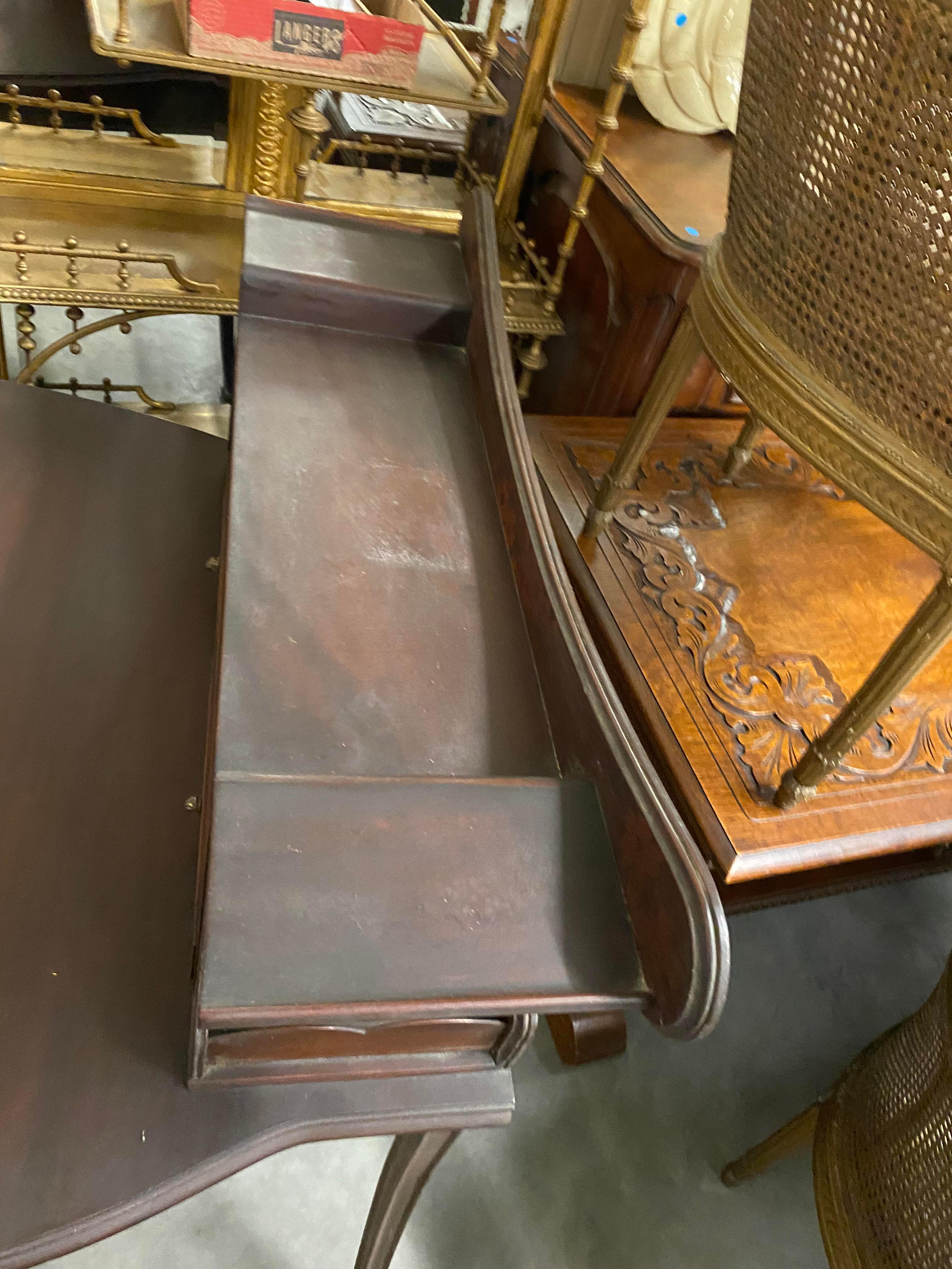 Louis Majorelle Art Nouveau Writing Desk with Rare Matching Chair 1