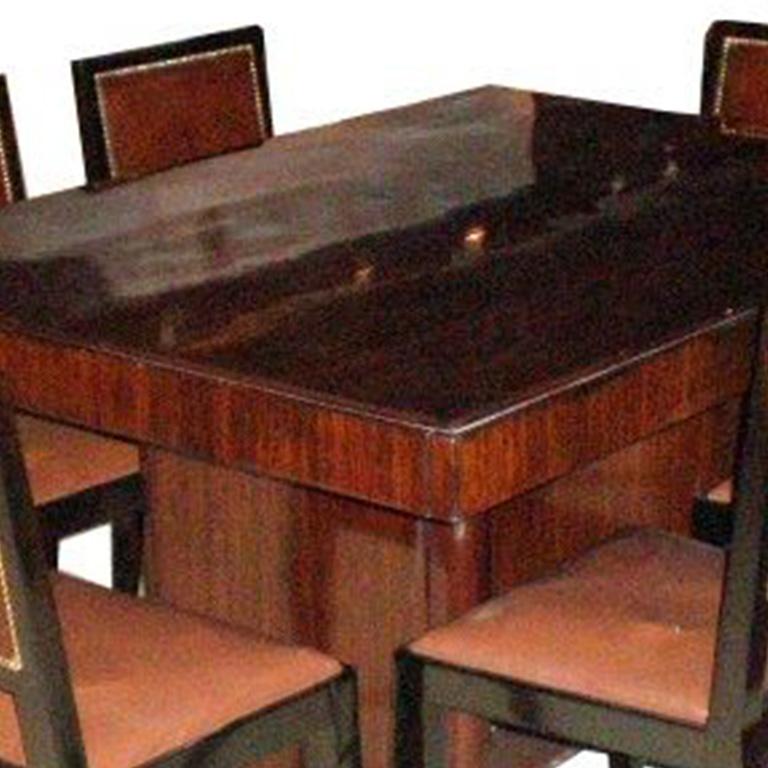 louis dining table and 6 chairs
