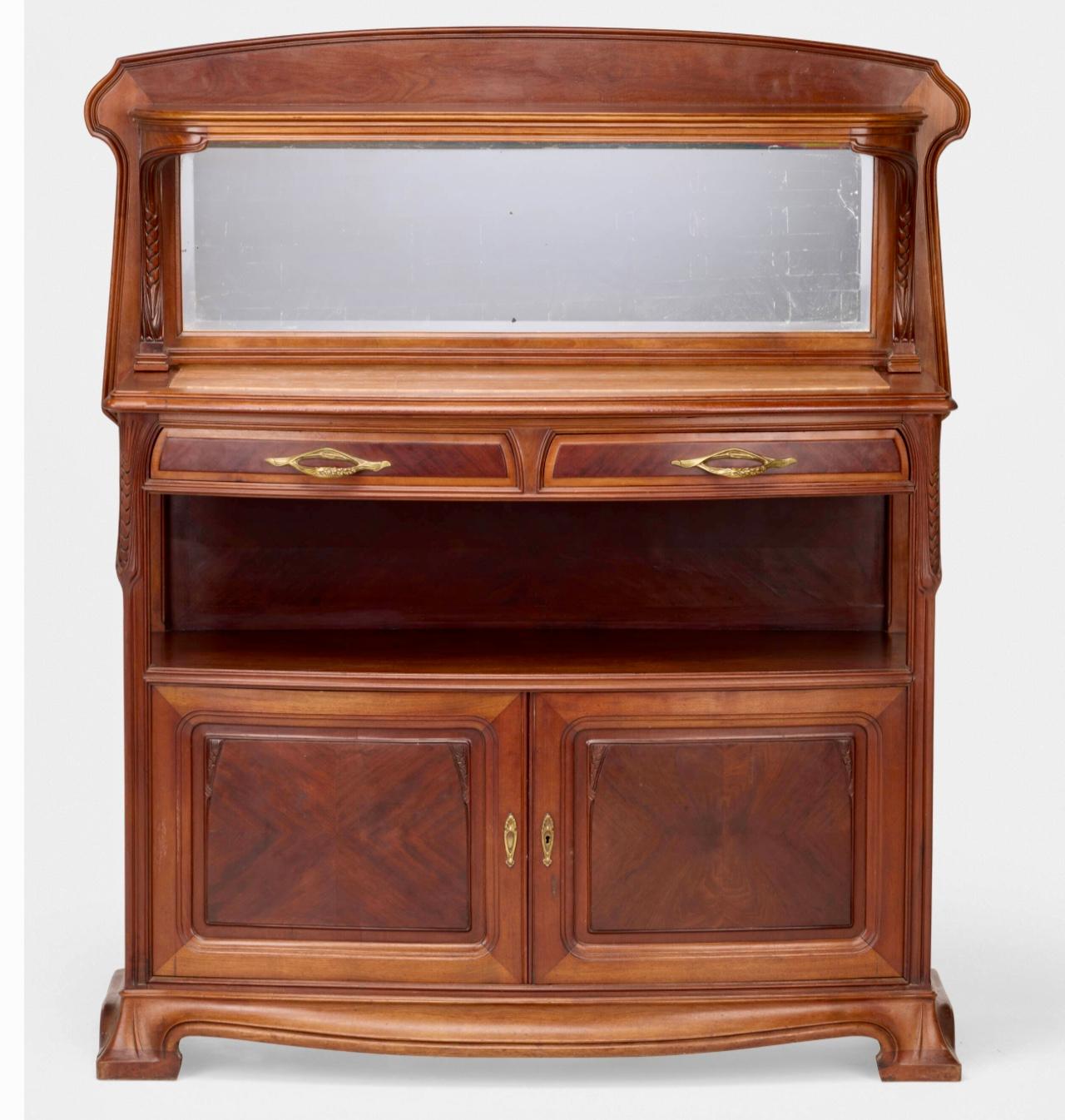 Art Nouveau Mobile buffet Louis Majorelle Epis De Ble in vendita