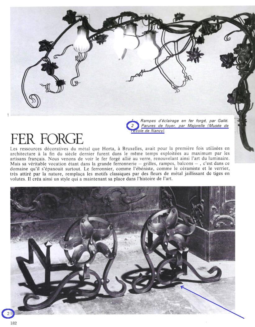 Ein Paar Museal-Feuerböcke im Art nouveau-Stil von Louis Majorelle, 1900 im Angebot 2