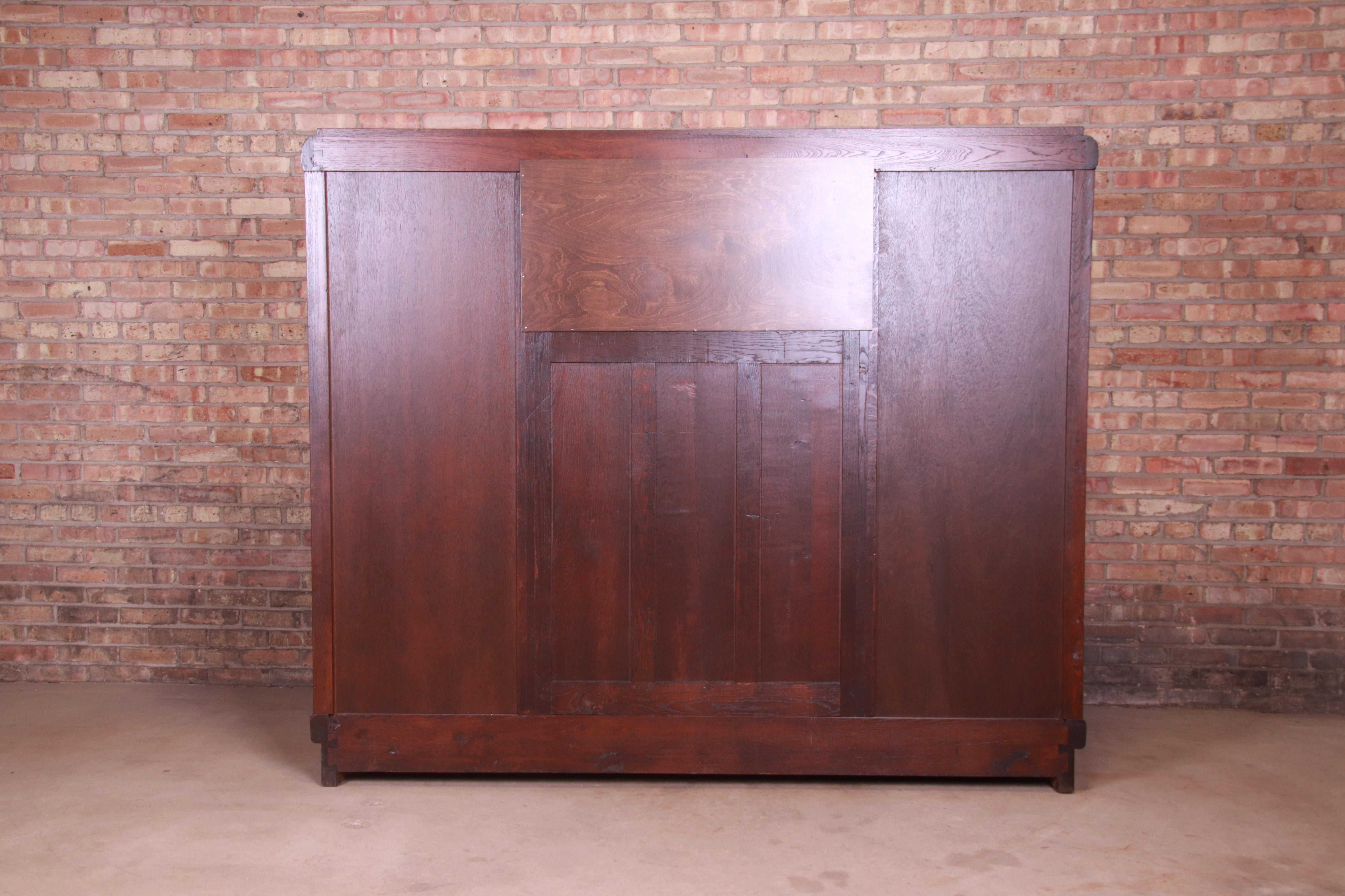Louis Majorelle Signed Art Nouveau Burled Mahogany Bar Cabinet, Newly Restored For Sale 13