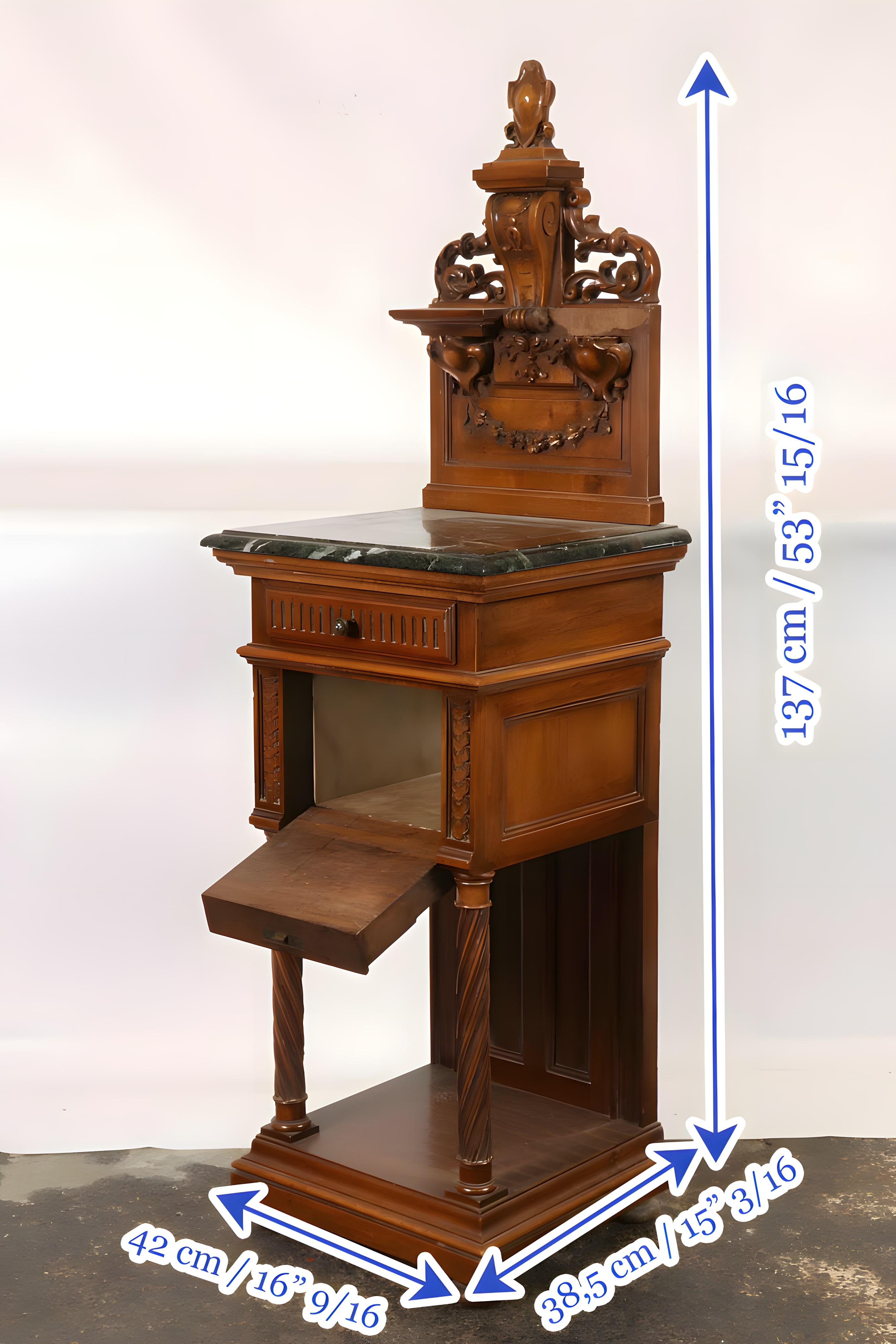 Louis MALARD, walnut bedroom set For Sale 8