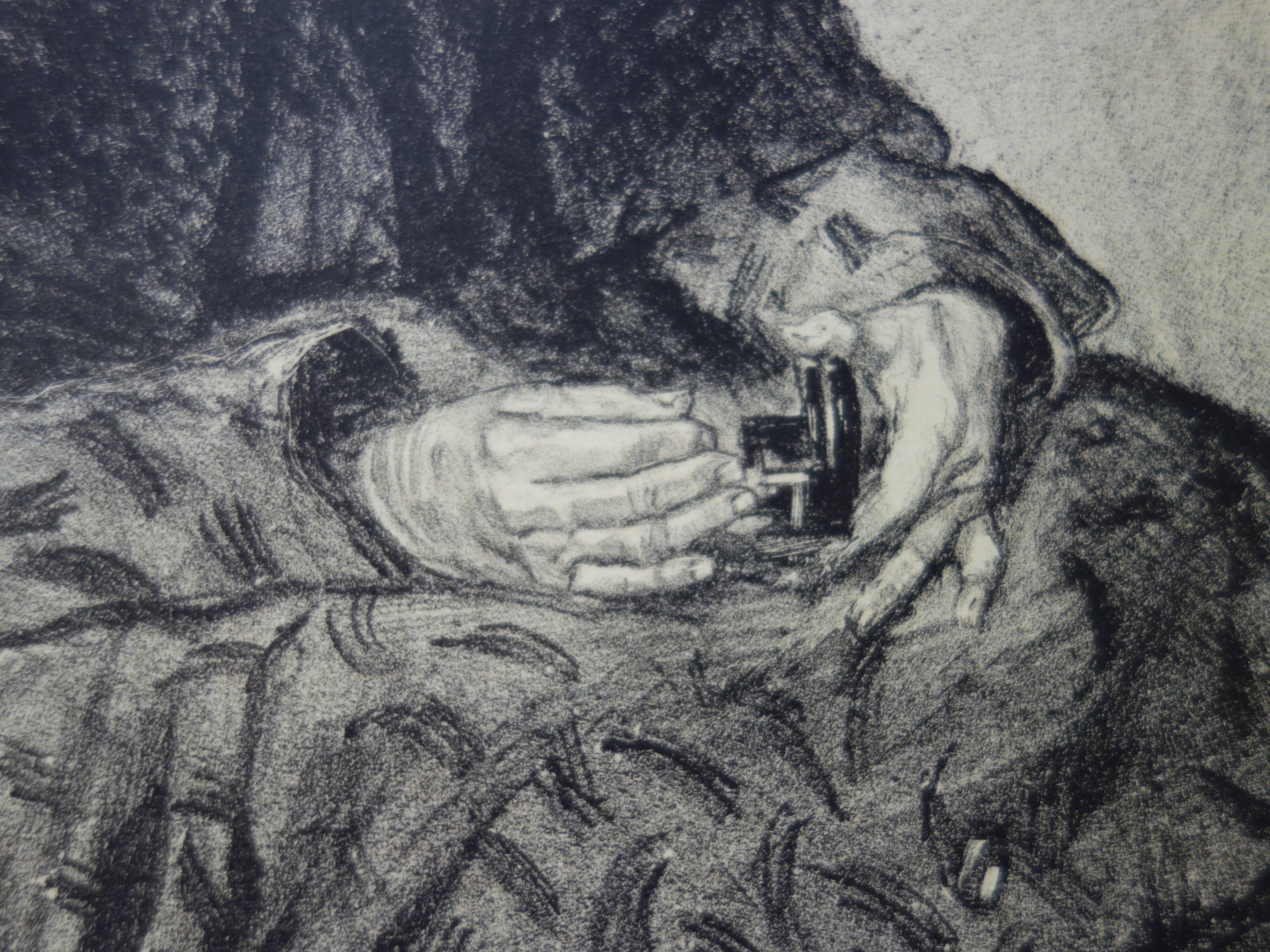 Louis MALTESTE (1862 - 1928)
La vieille femme de métier

Lithographie originale
Signature imprimée, telle que délivrée
1897/98
Imprimé sur papier Vélin (vélin)
Taille 40 x 31 cm (c. 16 x 12