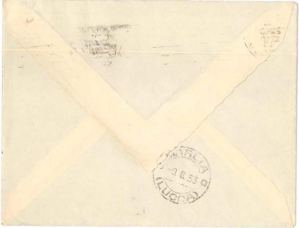 Brief von Louis Marcoussis an die Gräfin Pecci Blunt im Angebot 1