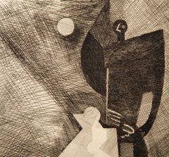 La Belle En Dormant, Radierung von Louis Marcoussis