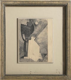 La Belle en Dormant II, Surrealist Etching by Louis Marcoussis
