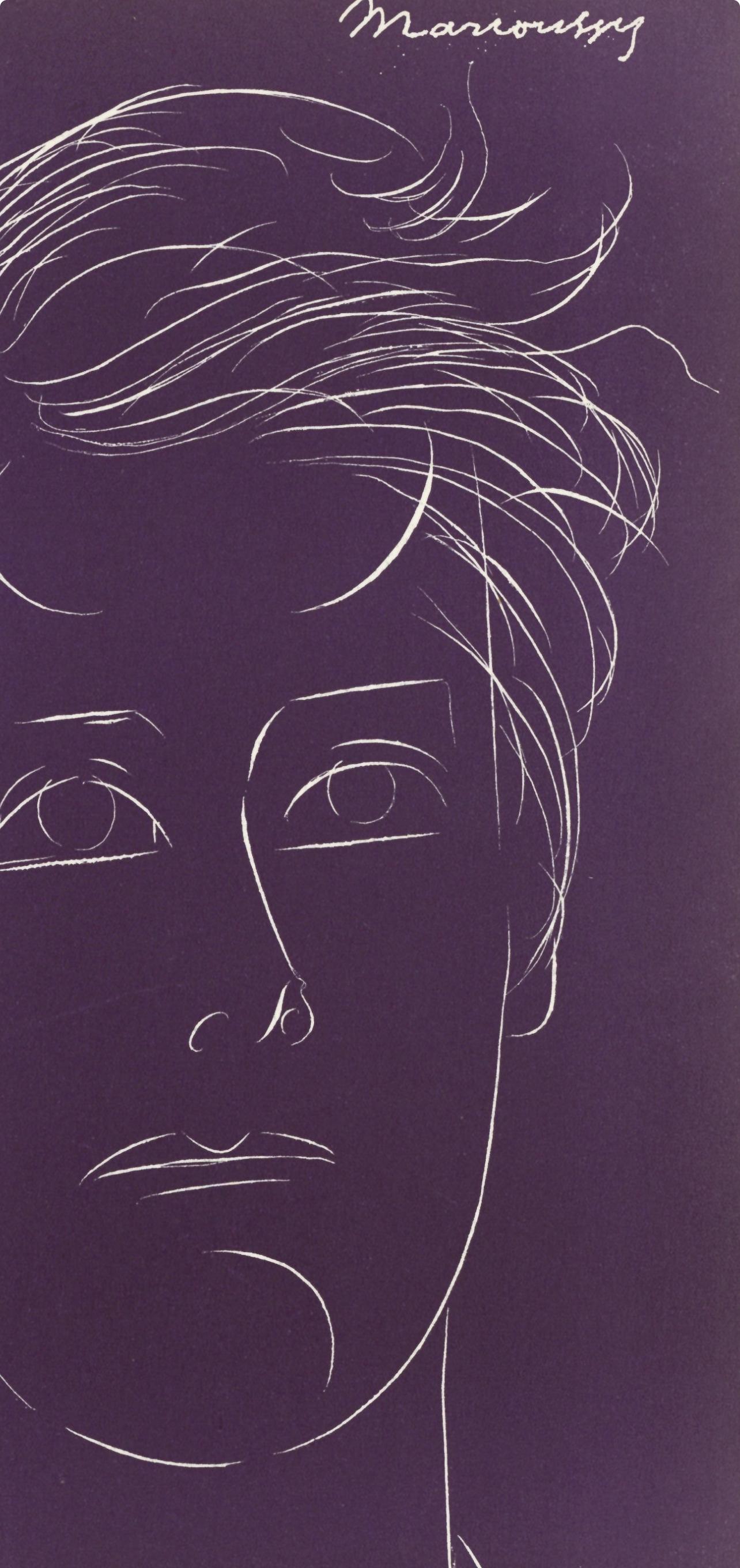Marcoussis, Rimbaud, XXe Siècle (d'après) - Noir Abstract Print par Louis Marcoussis