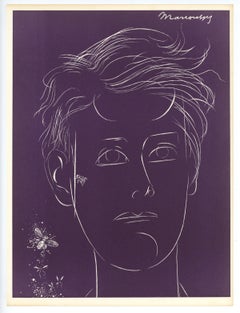 Vintage "Rimbaud" original etching