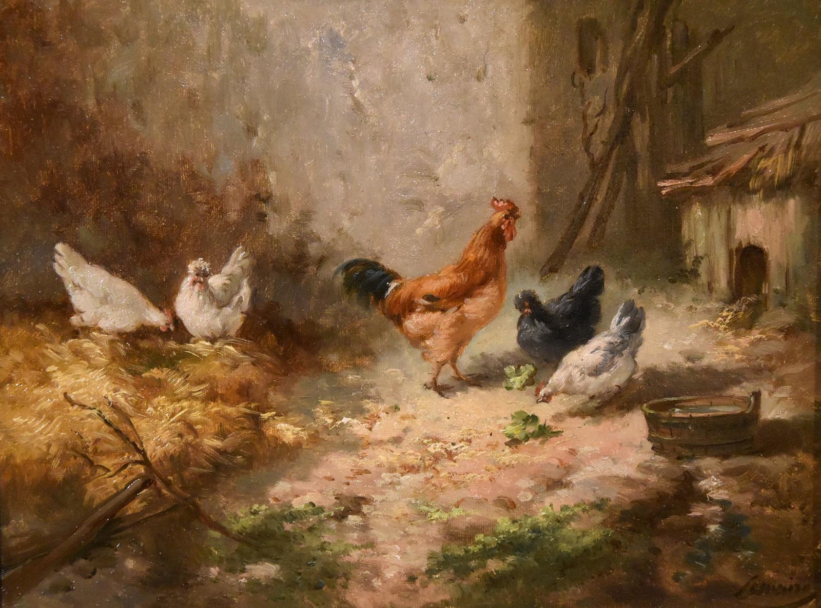 Oil Painting by Louis Marie Lemaire 