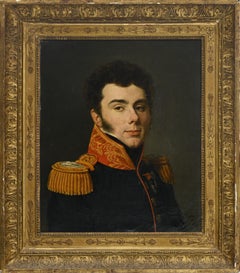 Portrait d'un officier supérieur du régiment des cent Suisses de la Maison du Ro