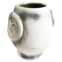 LOUIS MATHE - Vaso vintage Studio Pottery - Firmato - Canada - Circa 1992
