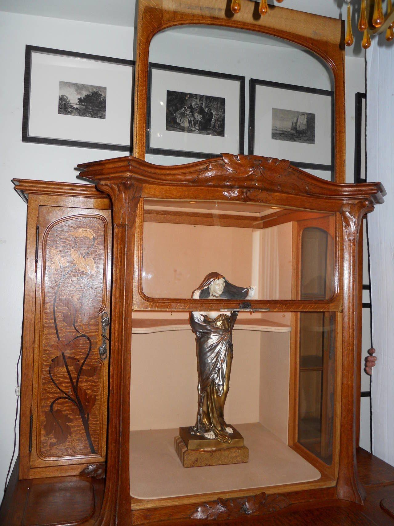 French Louis-Maurice-Alphonse Herold Marquetry Collector's Cabinet For Sale