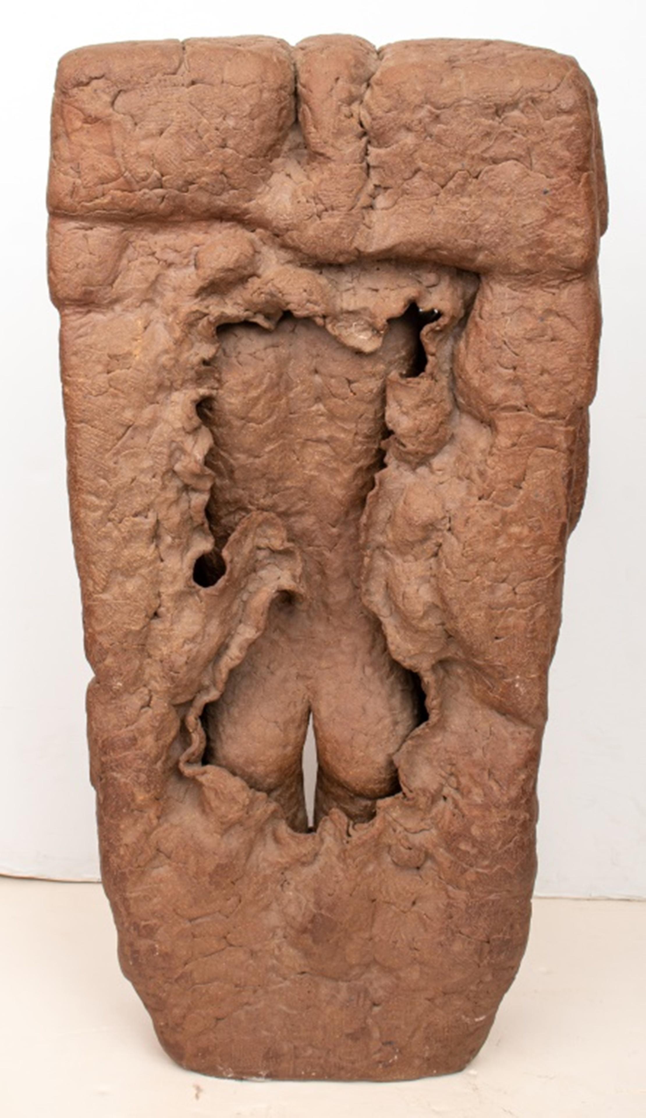 Ceramic Louis Mendez Abstracted Female Figure Sculpture