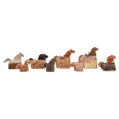 Louis Mendez Art Pottery Horse Sculptures, 8
